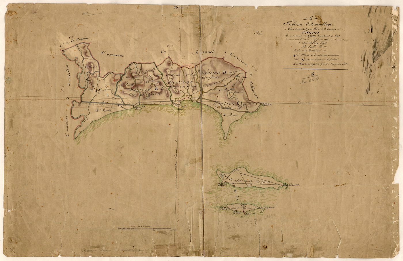 Tableau d'assemblage. - TA