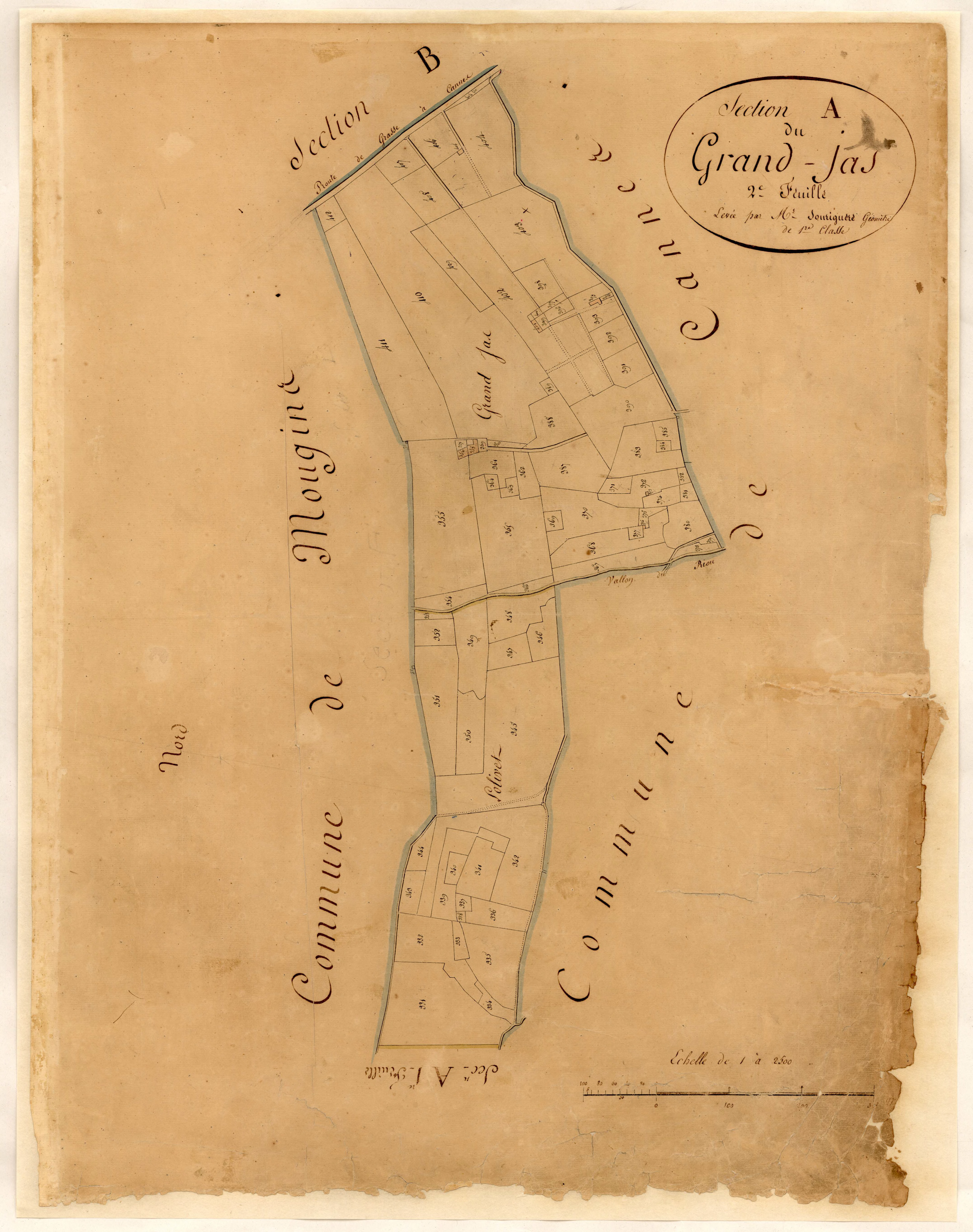 Plan de section, A2