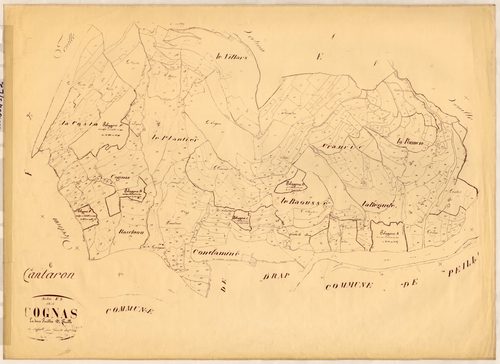 Cognas. - Plan de section, E2