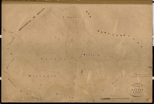Saline. - Plan de section, F2