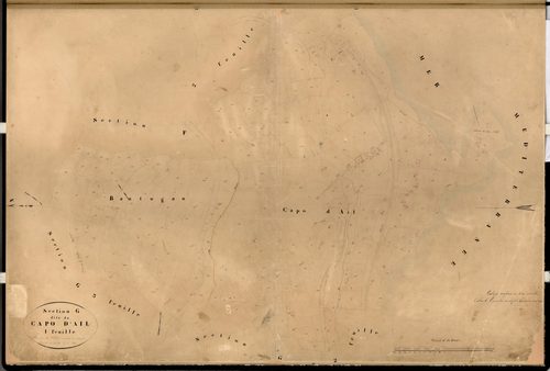 Capo d'Ail. - Plan de section, G1
