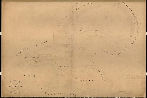 Capo d'Ail. - Plan de section, G3
