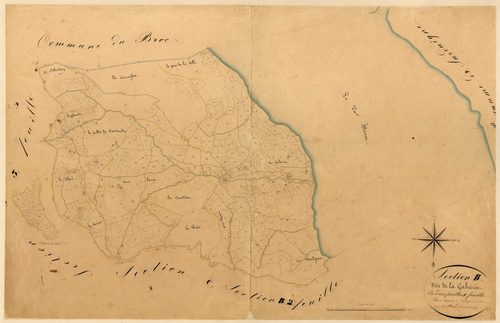 La Gabeirée, la Gabeirée. - Plan de section, B1
