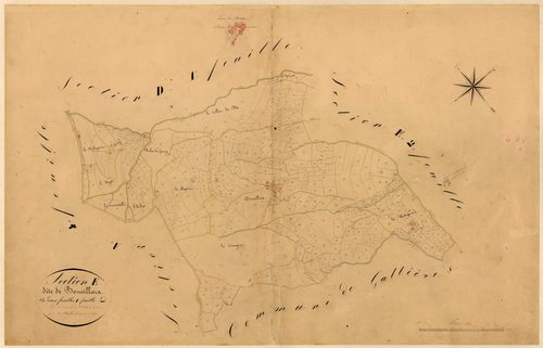 Bouvillars, Bouvillars. - Plan de section, E1