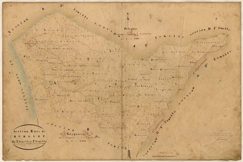 Burguet. - Plan de section, B1