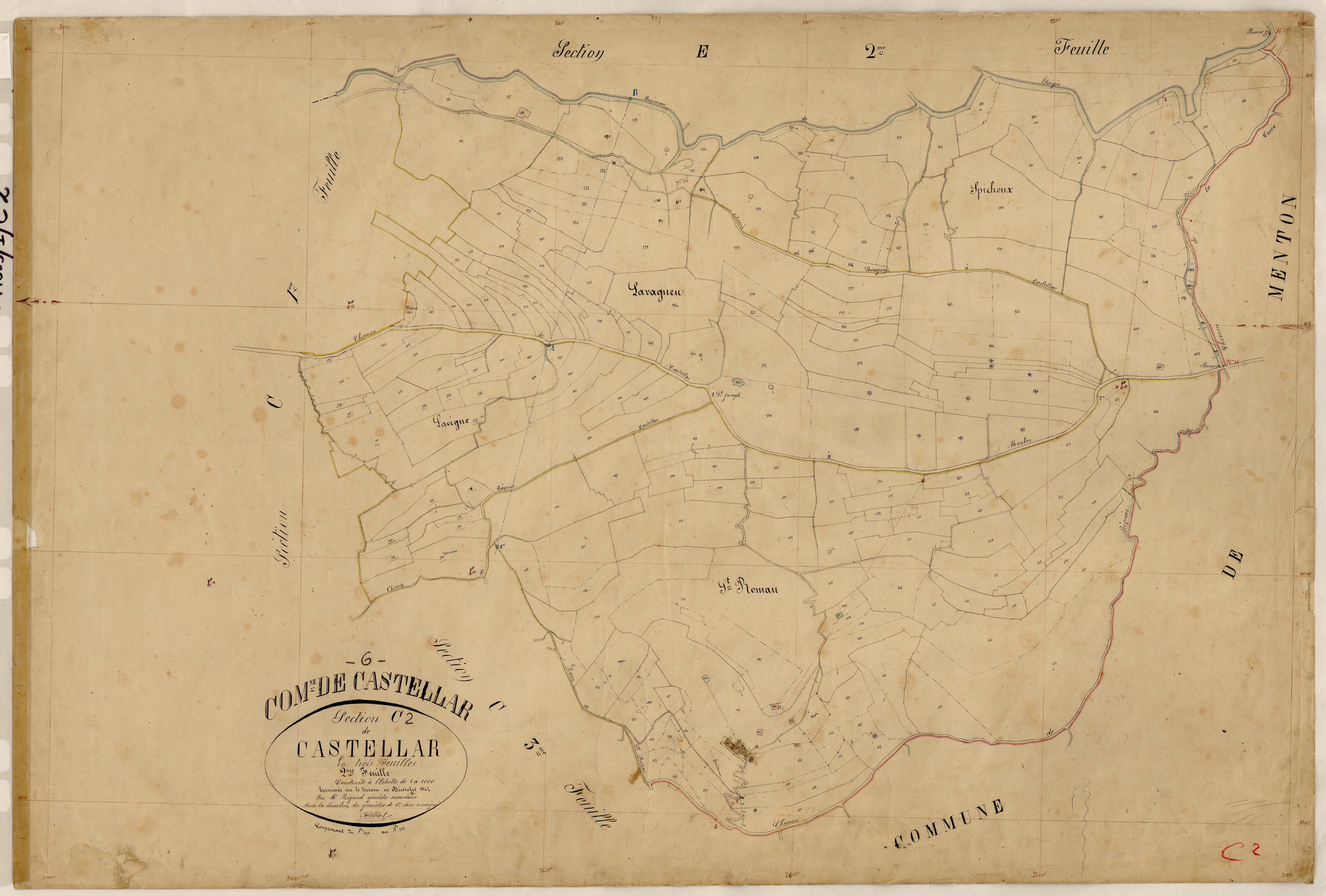 Castellar. - Plan de section, C2