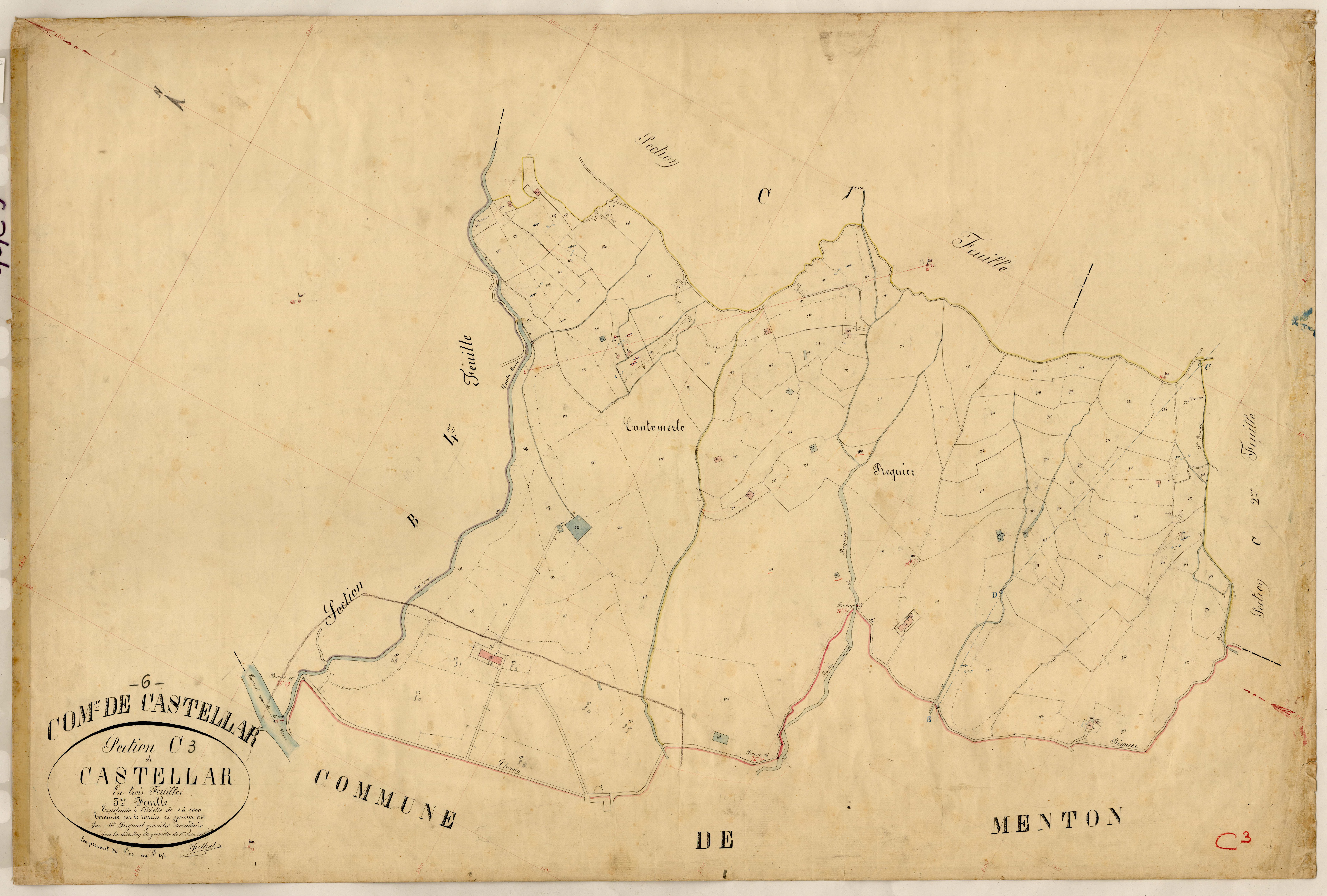Castellar. - Plan de section, C3
