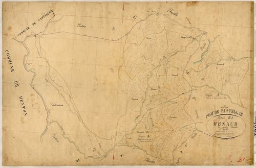 Menaud. - Plan de section, B1