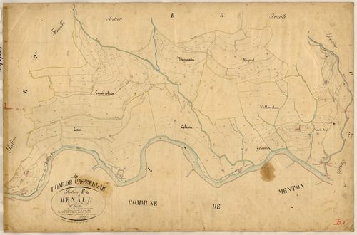 Menaud. - Plan de section, B4