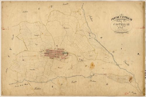 Castellar. - Plan de section, C1