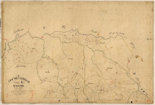 Magliok. - Plan de section, E2