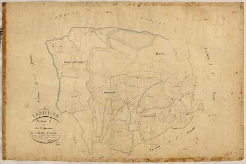 Saint Antonin. - Plan de section, A1
