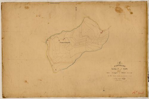 Saint Antonin (développement). - Plan de section, A1(d)