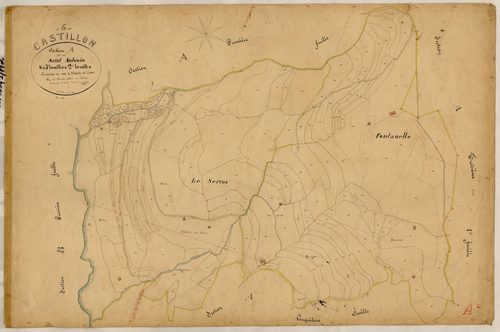 Saint Antonin. - Plan de section, A2