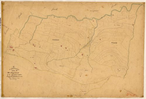 Le Village (développement). - Plan de section, B1(d)