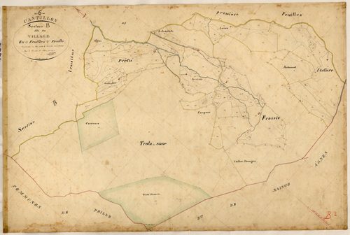Le Village. - Plan de section, B2