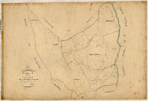 Le Village. - Plan de section, B3