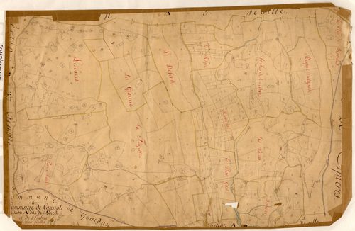 L'Adrech et l'Embut. - Plan de section, A2
