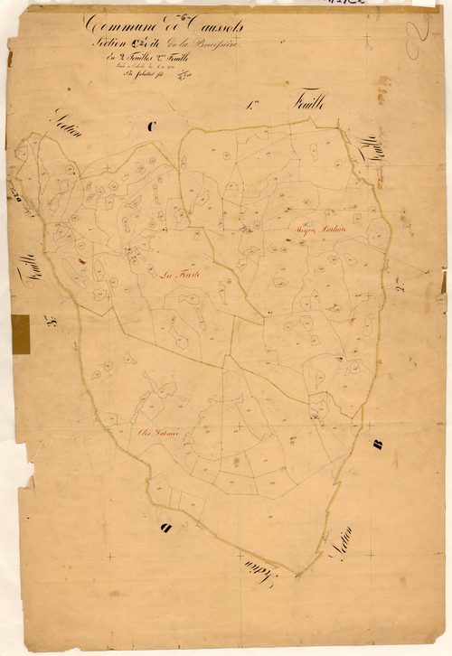 La Bouissière. - Plan de section, C2
