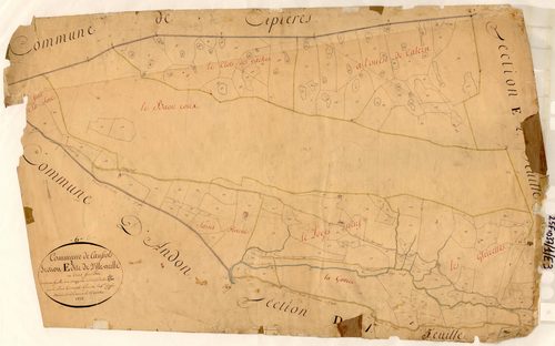 Ville Vieille. - Plan de section, E3
