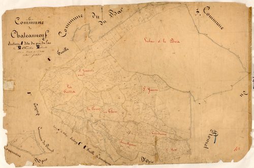 Le Pré du Lac. - Plan de section, A2