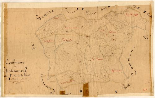 La Trinité. - Plan de section, C