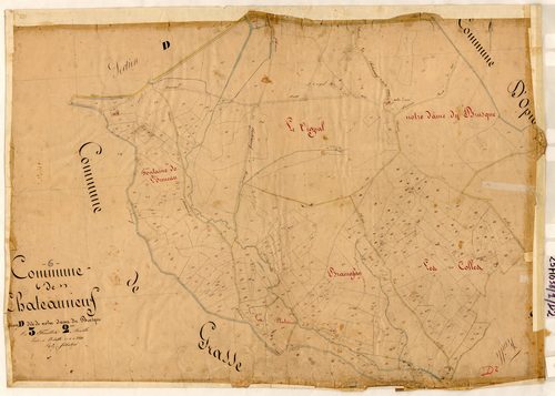 Notre Dame du Brusque. - Plan de section, D2