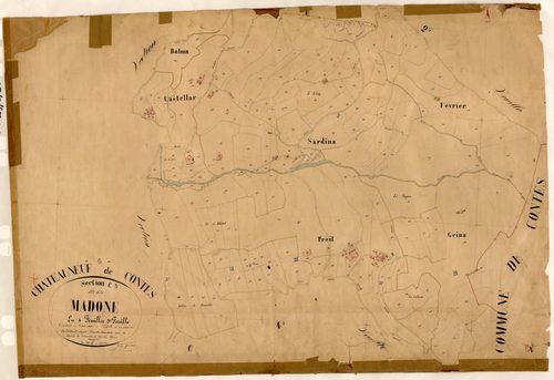 La Madone. - Plan de section, C3