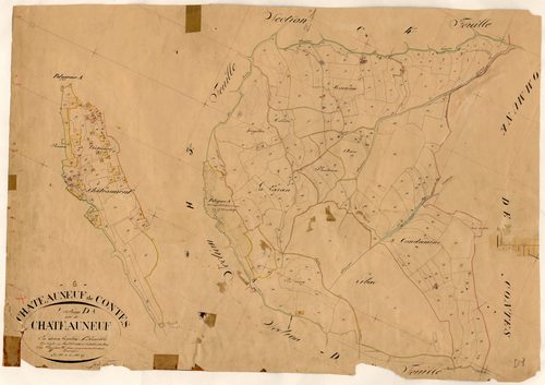Châteauneuf. - Plan de section, D1