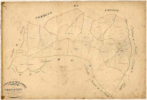 Châteauneuf. - Plan de section, D2
