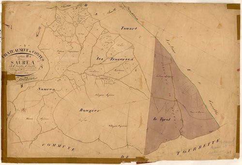 La Saurea. - Plan de section, H1