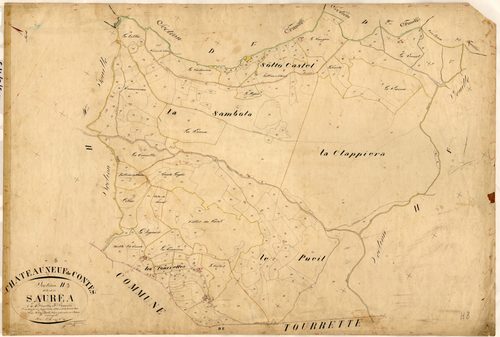 La Saurea. - Plan de section, H3