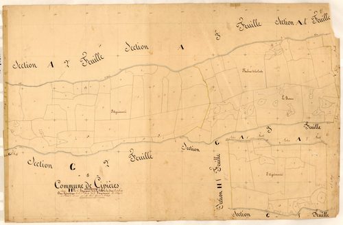 L'Agrémourié et la Font de la Sine, l'Agrémourié. - Plan de section, H2