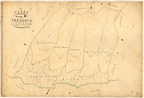 Tremagna. - Plan de section, B2