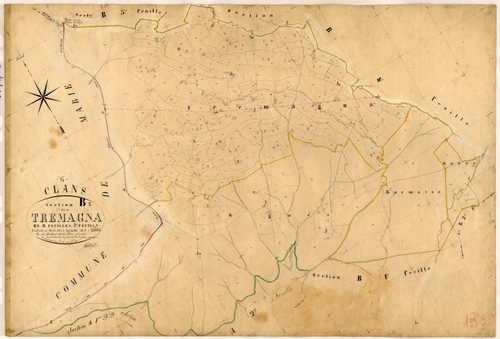 Tremagna. - Plan de section, B3