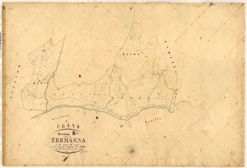 Tremagna. - Plan de section, B6