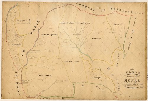 Monar. - Plan de section, C2
