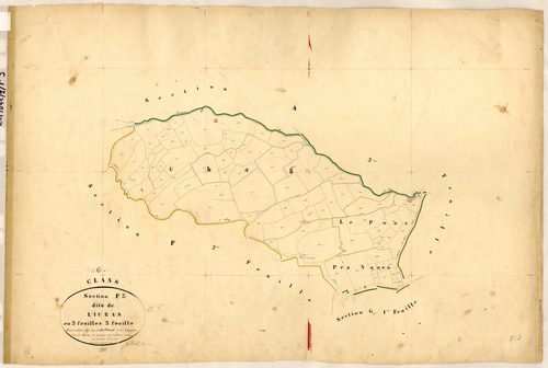 Liuras. - Plan de section, F3
