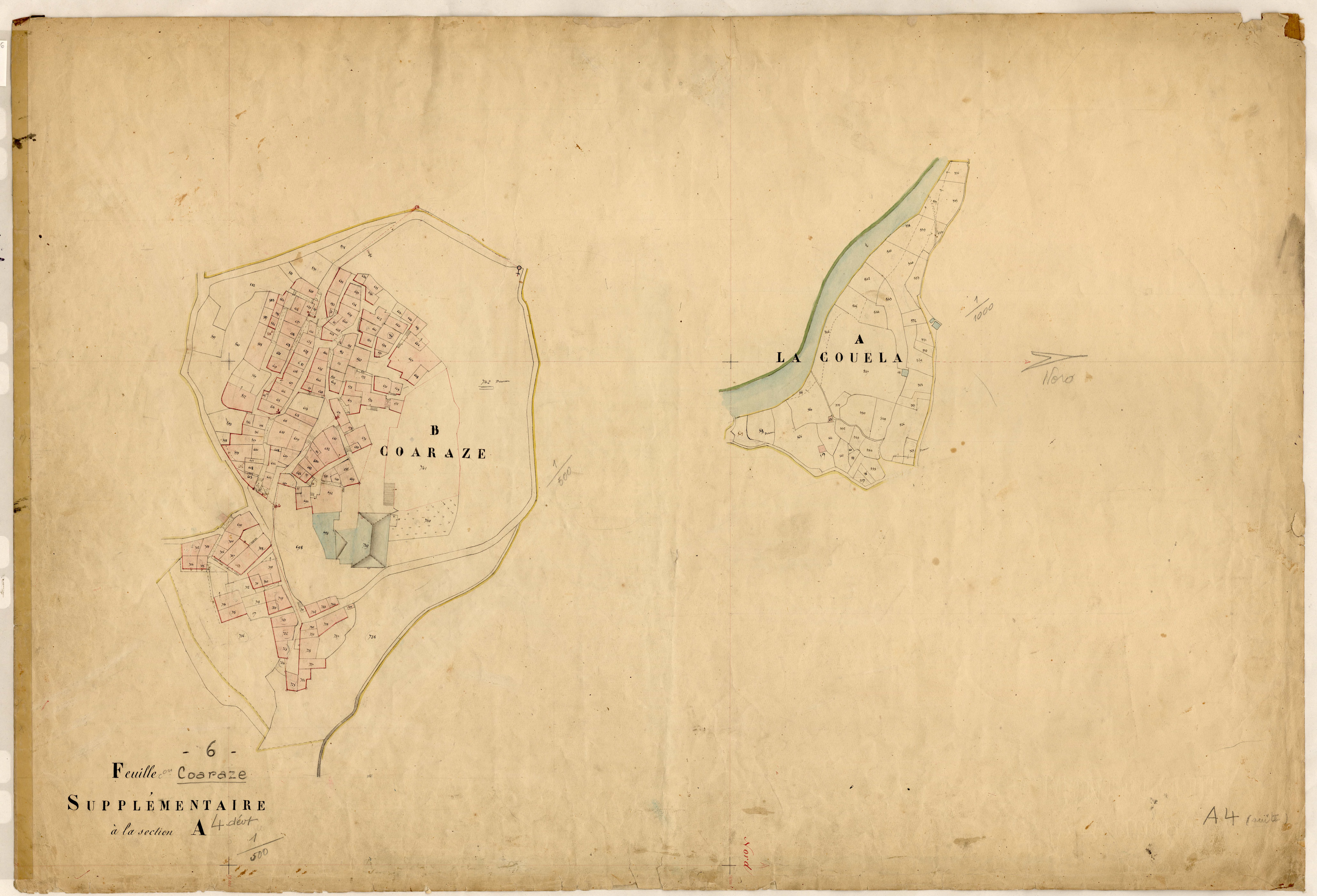 La Ville (développement). - Plan de section, A4(d)