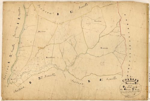 Plan de Liné. - Plan de section, B2