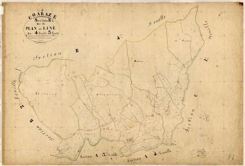 Plan de Liné. - Plan de section, B3