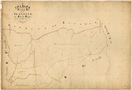 Plan de Liné. - Plan de section, B4