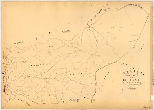 De Sena. - Plan de section, C1