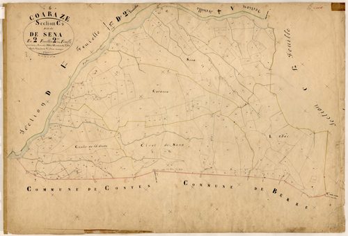 De Sena. - Plan de section, C2
