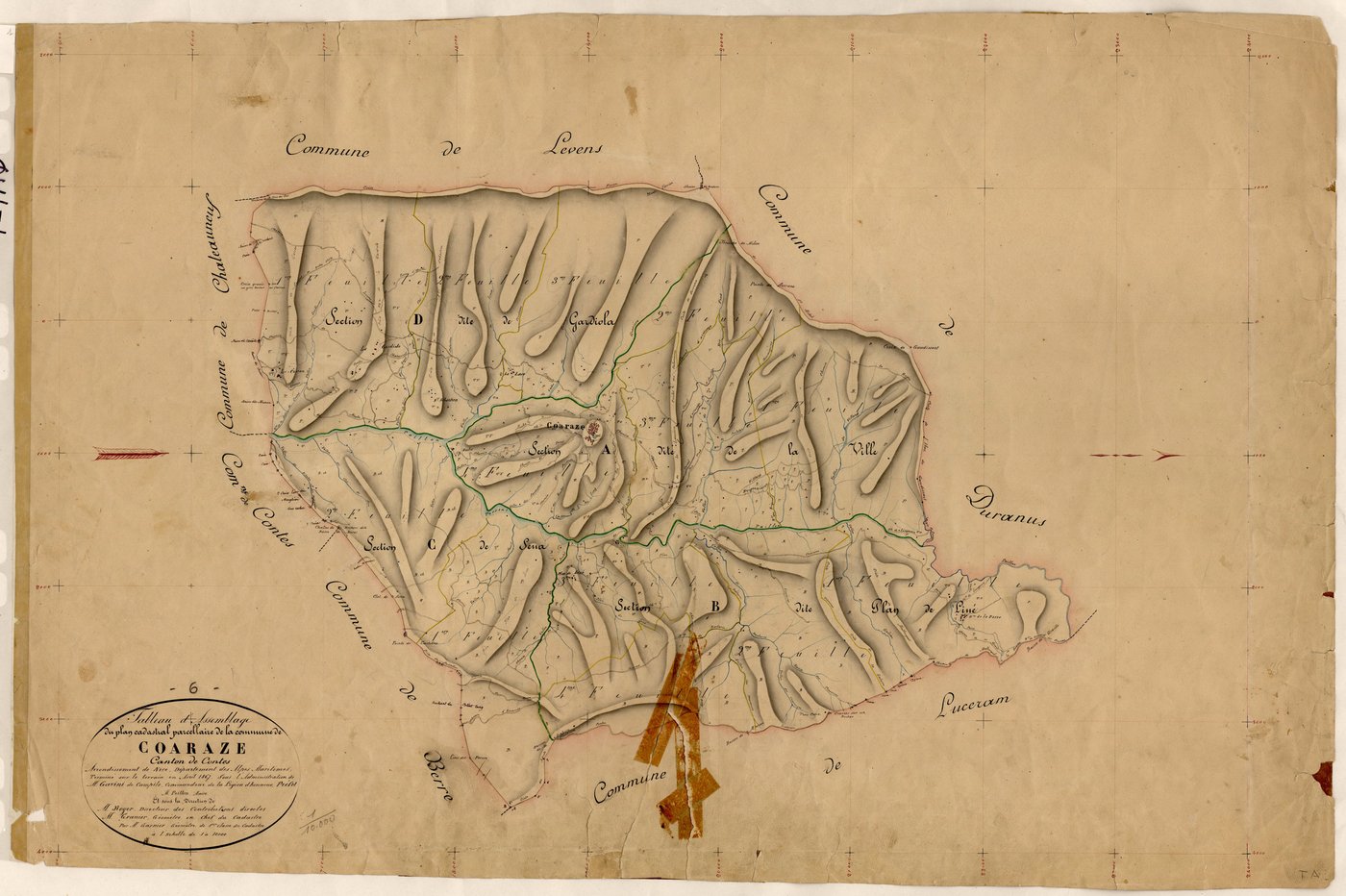 Tableau d'assemblage. - TA