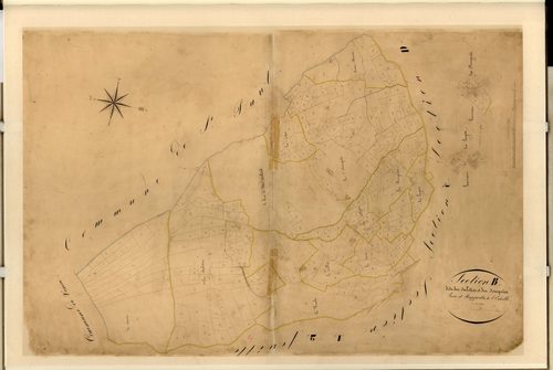 Valettes et Vouquées. - Plan de section, B