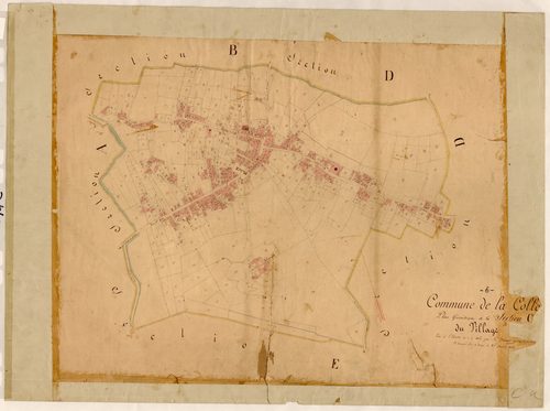 Le Village. - Plan de section, C