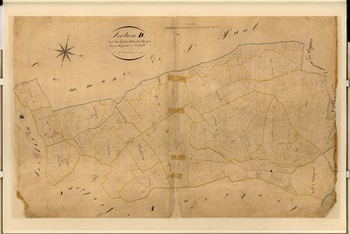 Montfort, les Caillades et les Défoussats. - Plan de section, D