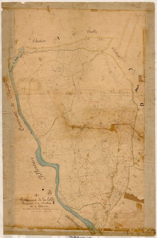 Montmuille. - Plan de section, E