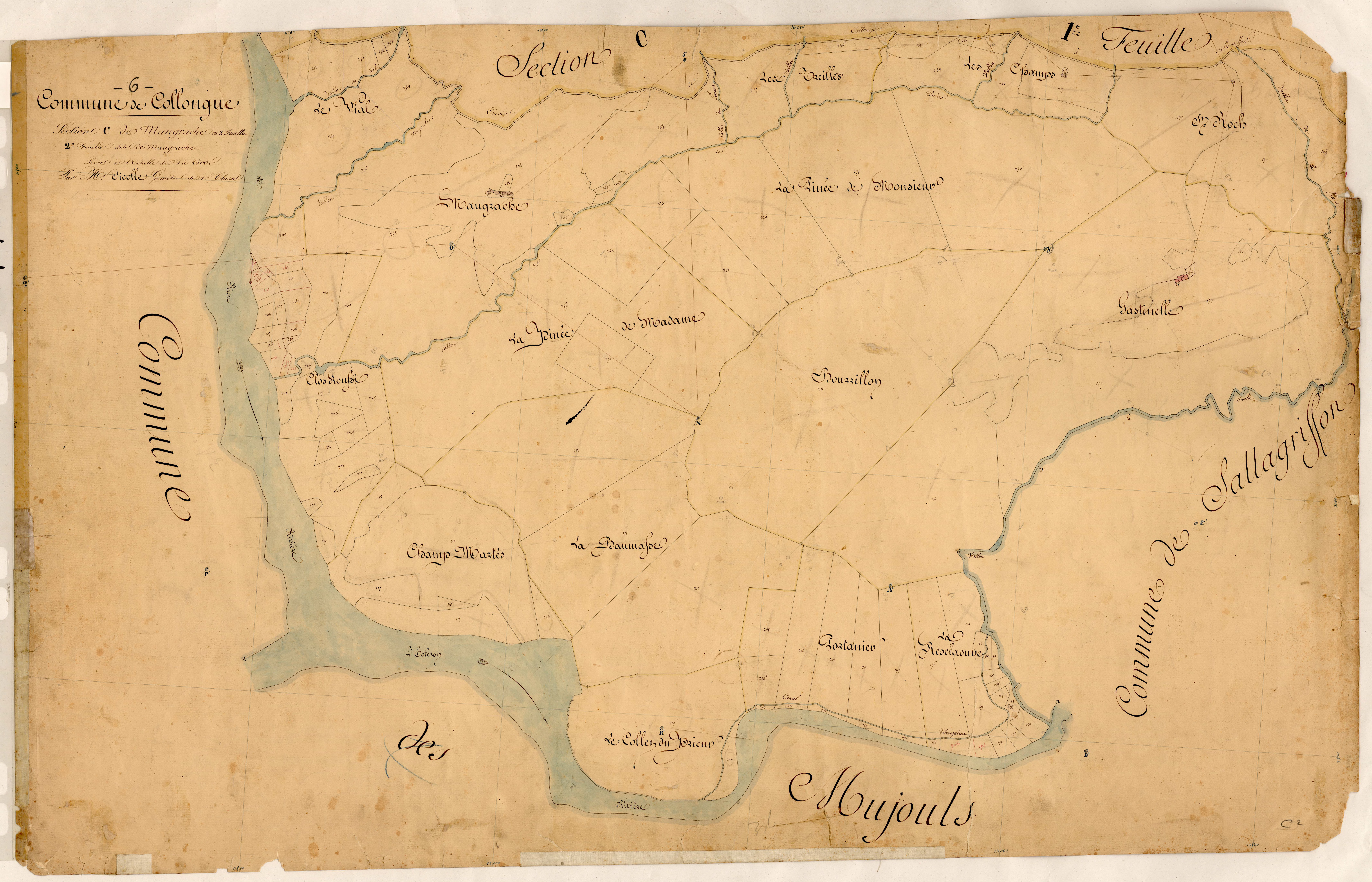 Maugrache, Maugrache. - Plan de section, C2
